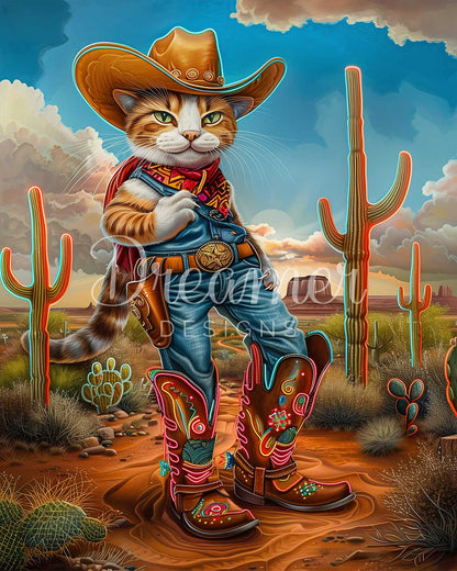 Cat Cowboy
