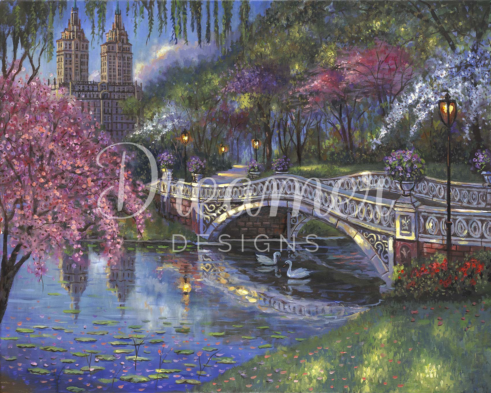 Bow Bridge Blossoms