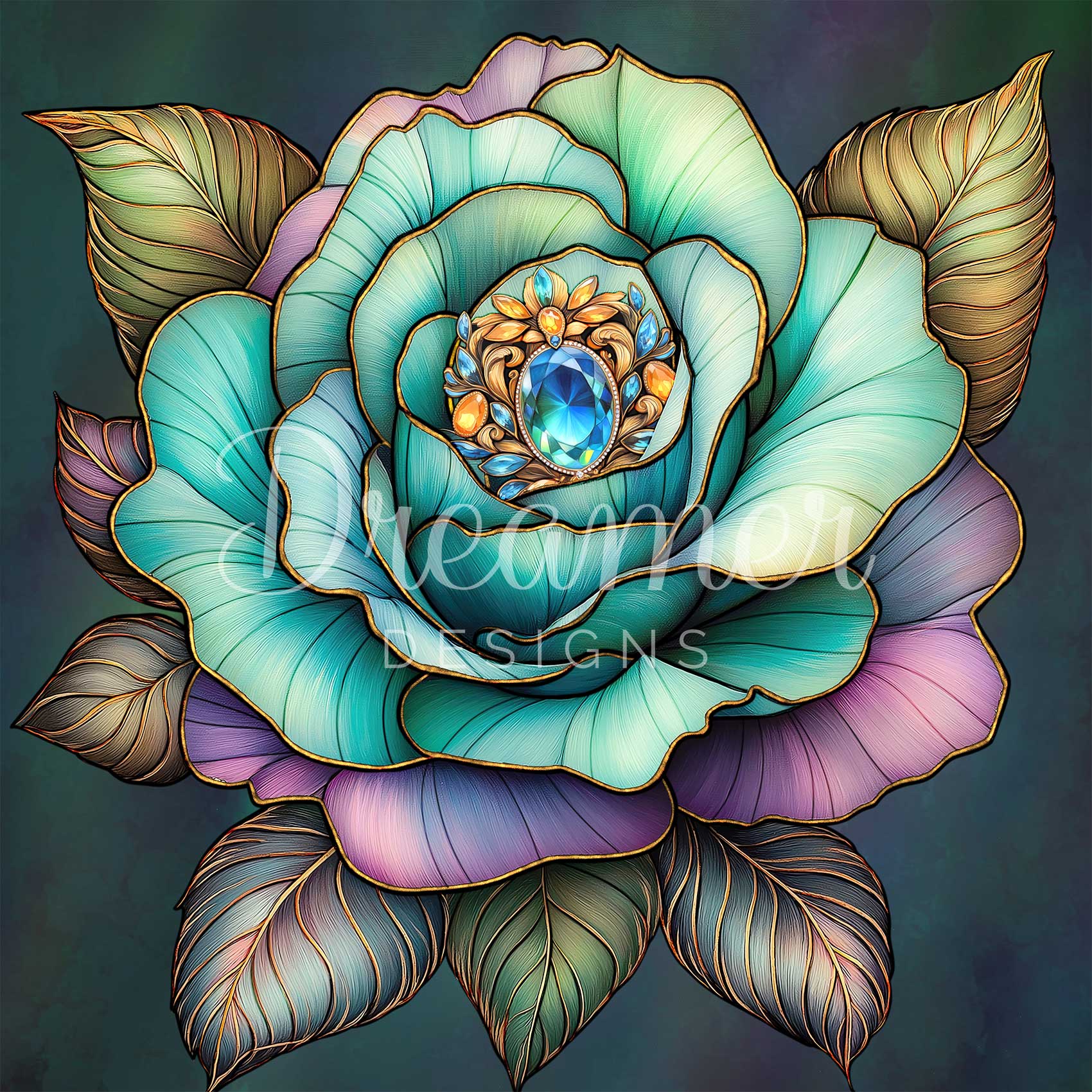 Gemstone Garden Aqua