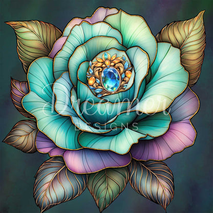Gemstone Garden Aqua