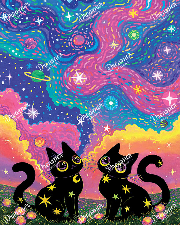 Starlit Tails and Cosmic Trails