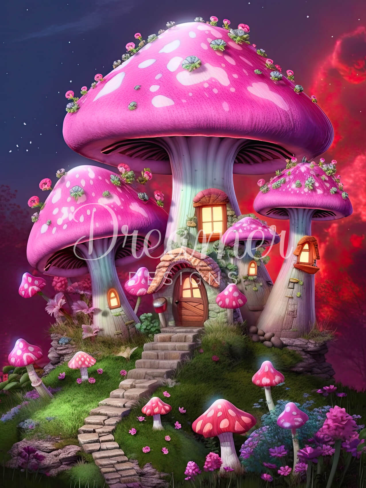 Cosmic Mushroom Cottage