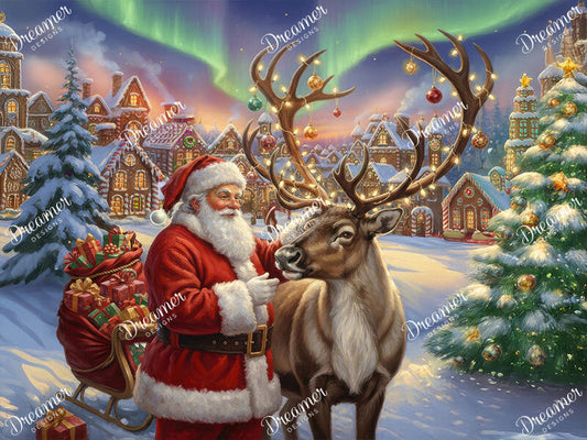 Santa and Reindeer