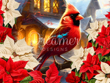 Autumn Snow Cardinal