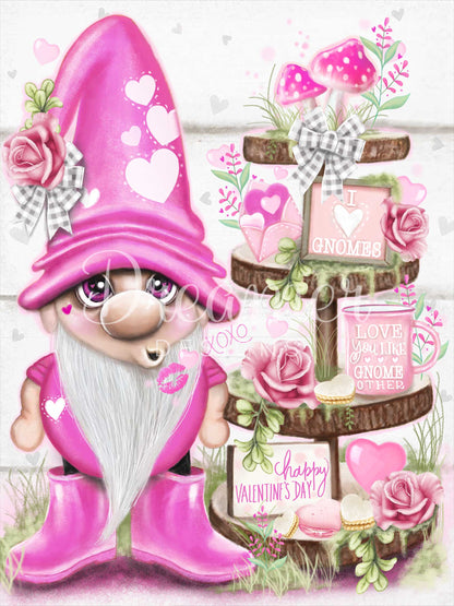 Pink Valentine Lil Gnomez