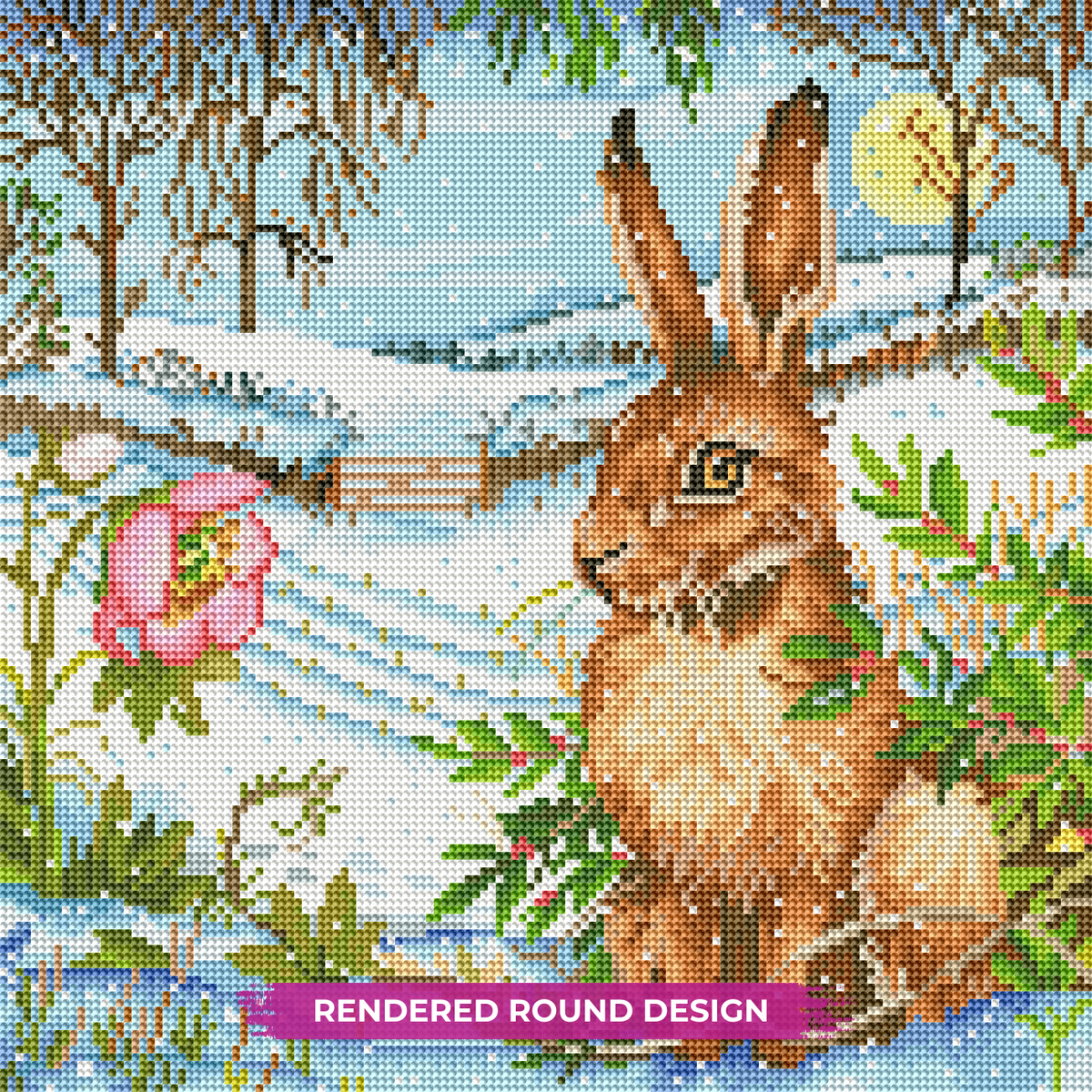 Snow Meadow Hare