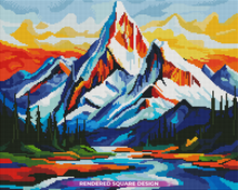 Sunset in the Mountains