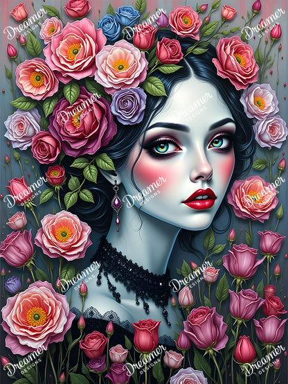 Roses and Black Lace