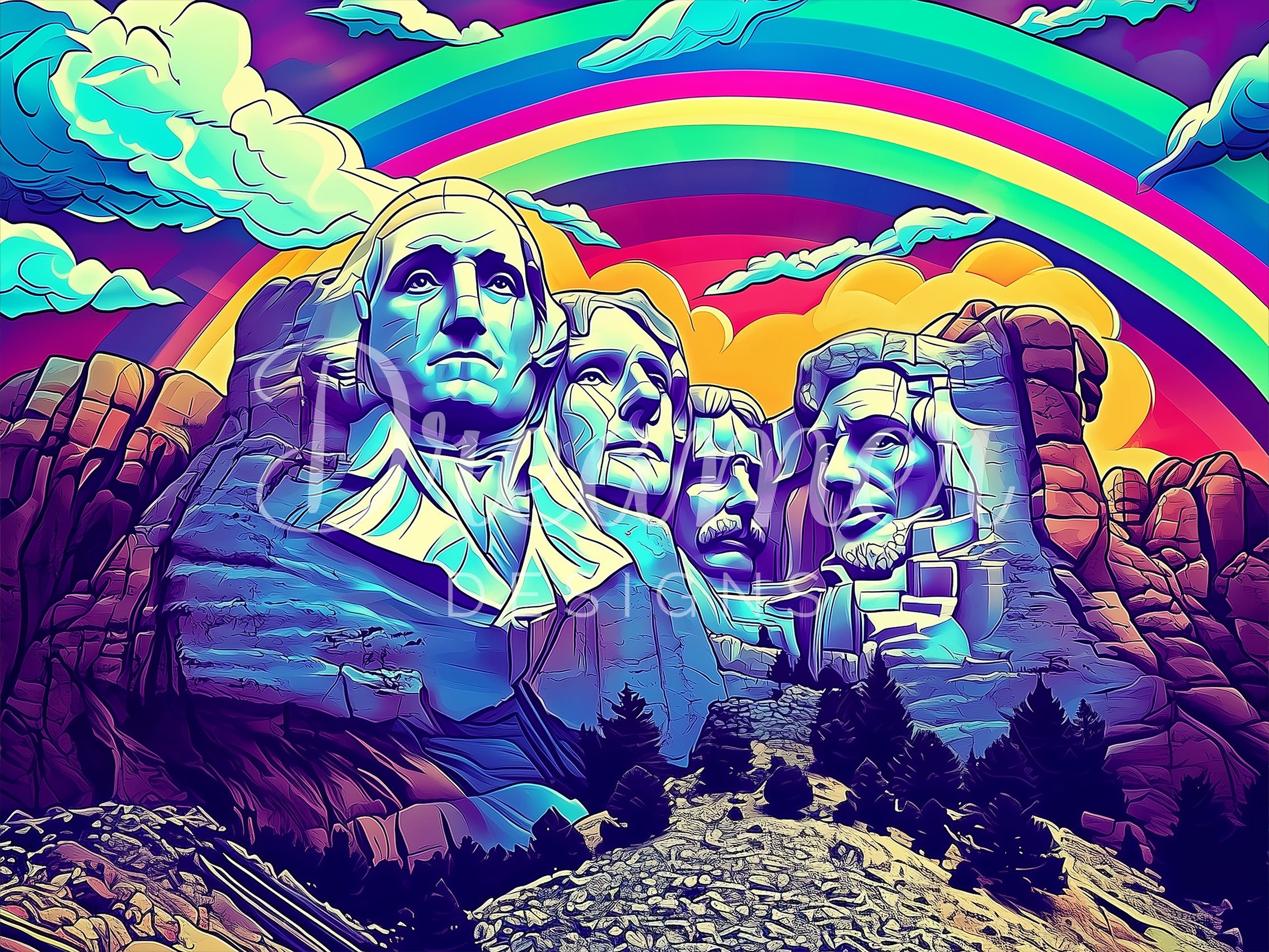 Rainbow Rushmore