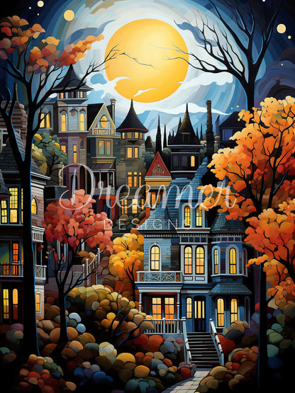Village Under the Moon