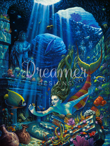 ダイヤモンドアート DreamerDESIGNS Wil-Cormier---Poseidon_s-