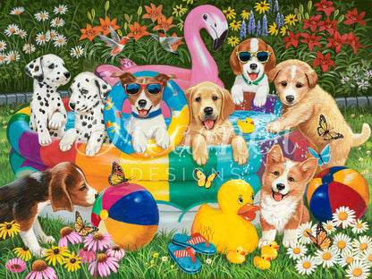 Pups in the Pool