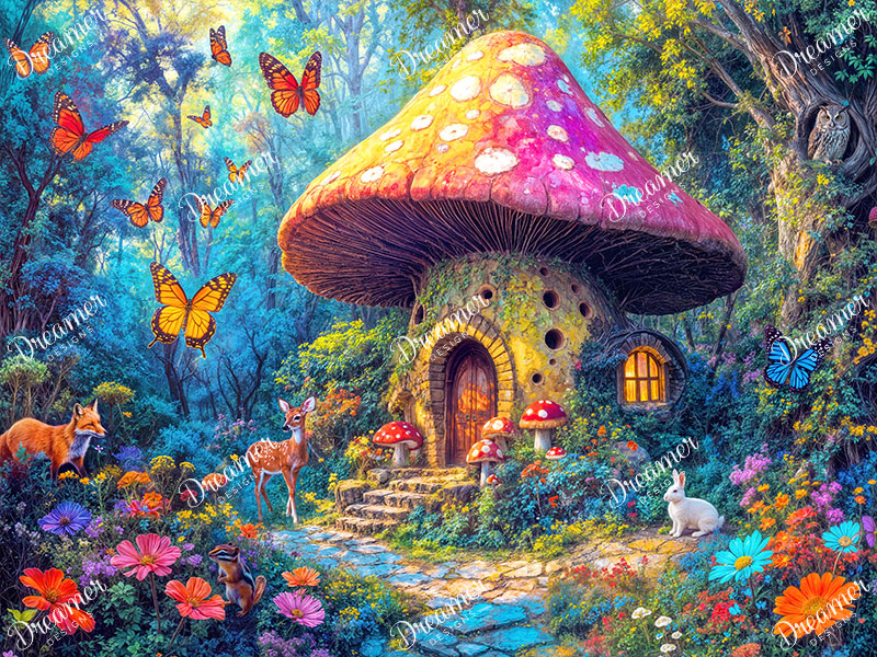 Mushroom House at Fantasy Forest