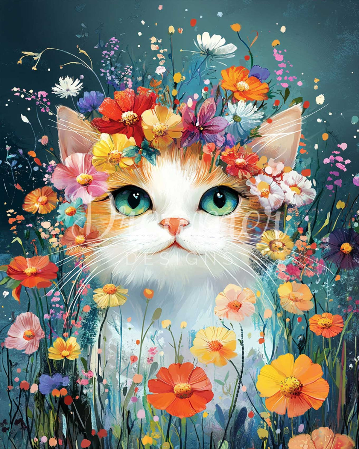 Flower Crown Kitty