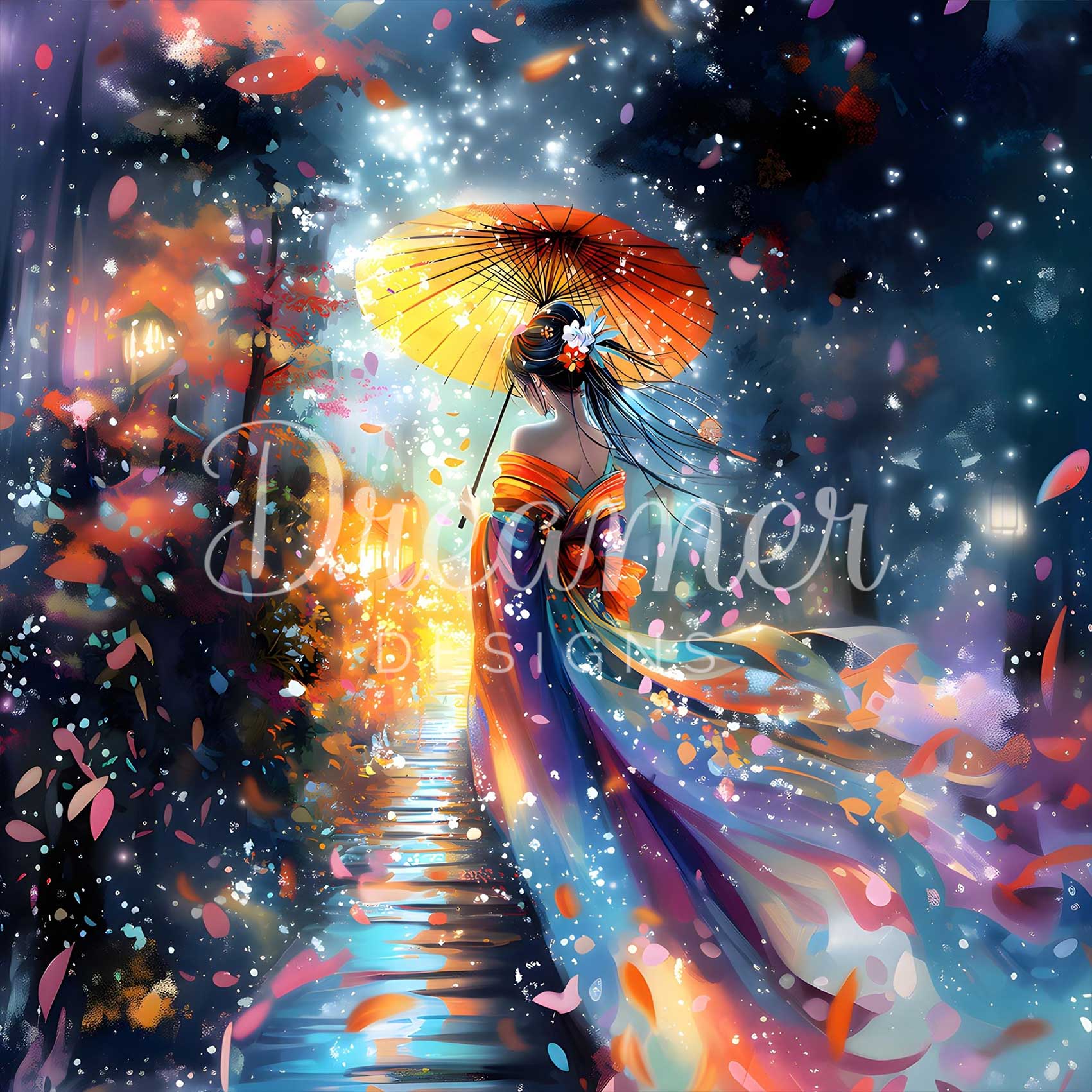 Woman with Umbrella
