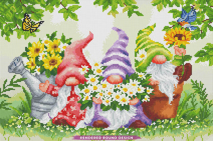 Spring Gnome Trio