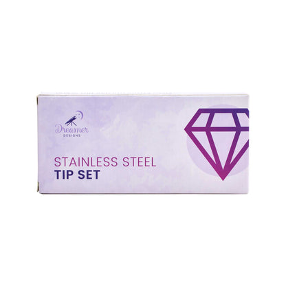 Stainless Tip Set - Bent Diamond Rose Gold Edition