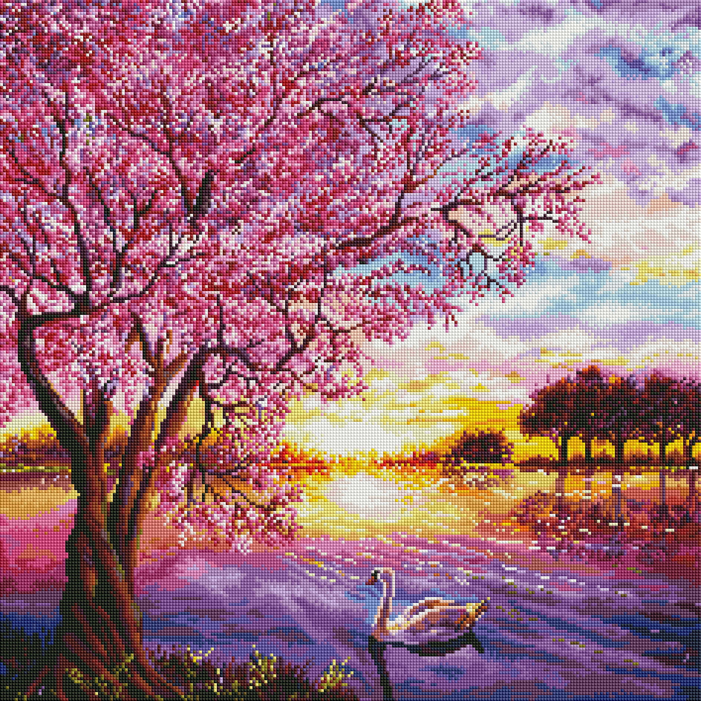 Twisted Blossom Diamond Painting Kit - Dreamer Designs