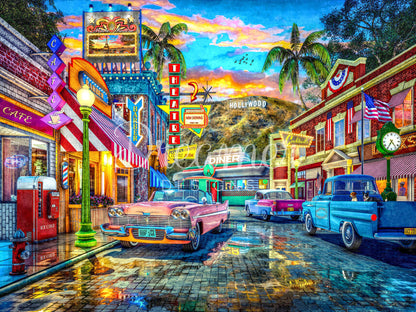 1950s Hollywood Street