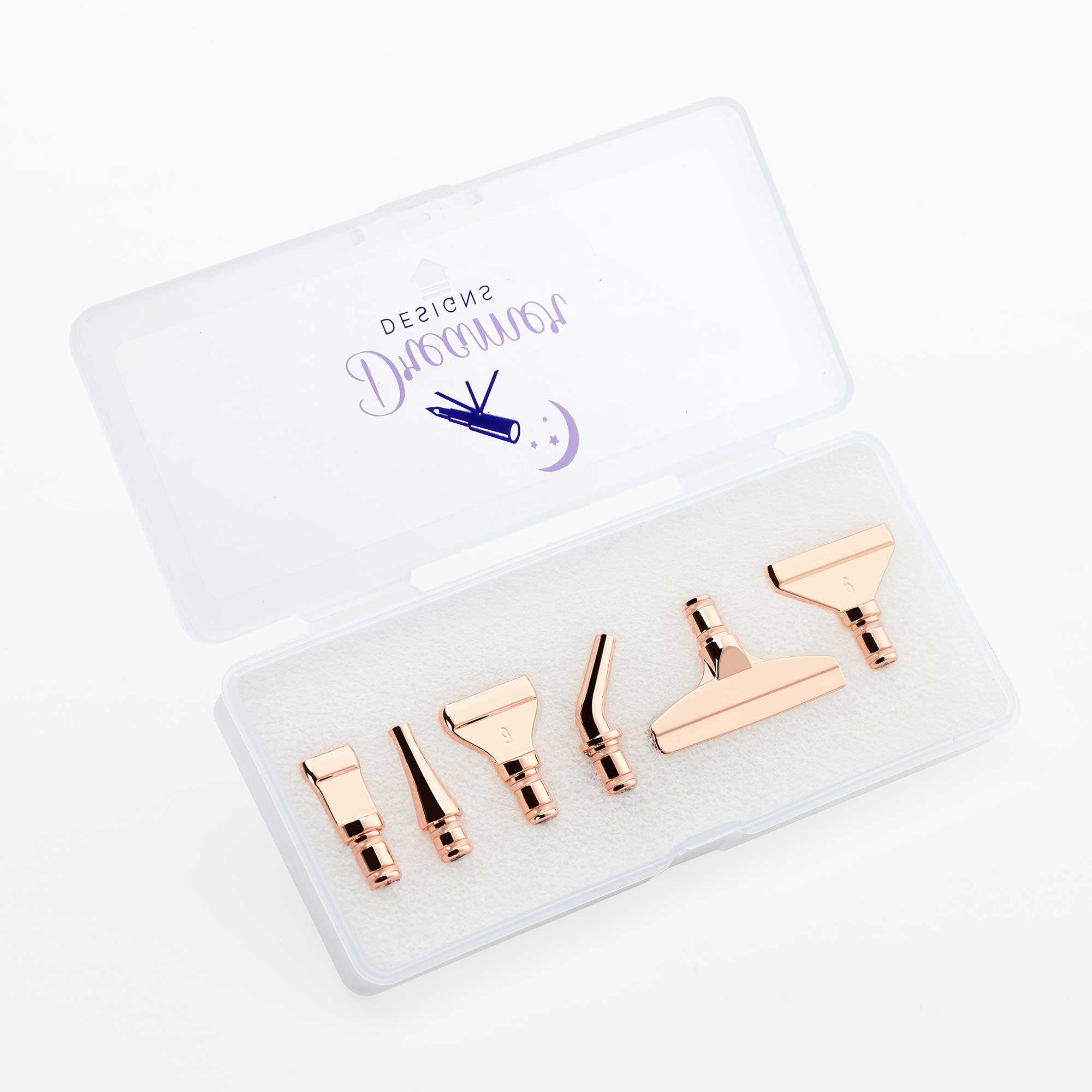 Stainless Tip Set - Straight Rose Gold Edition