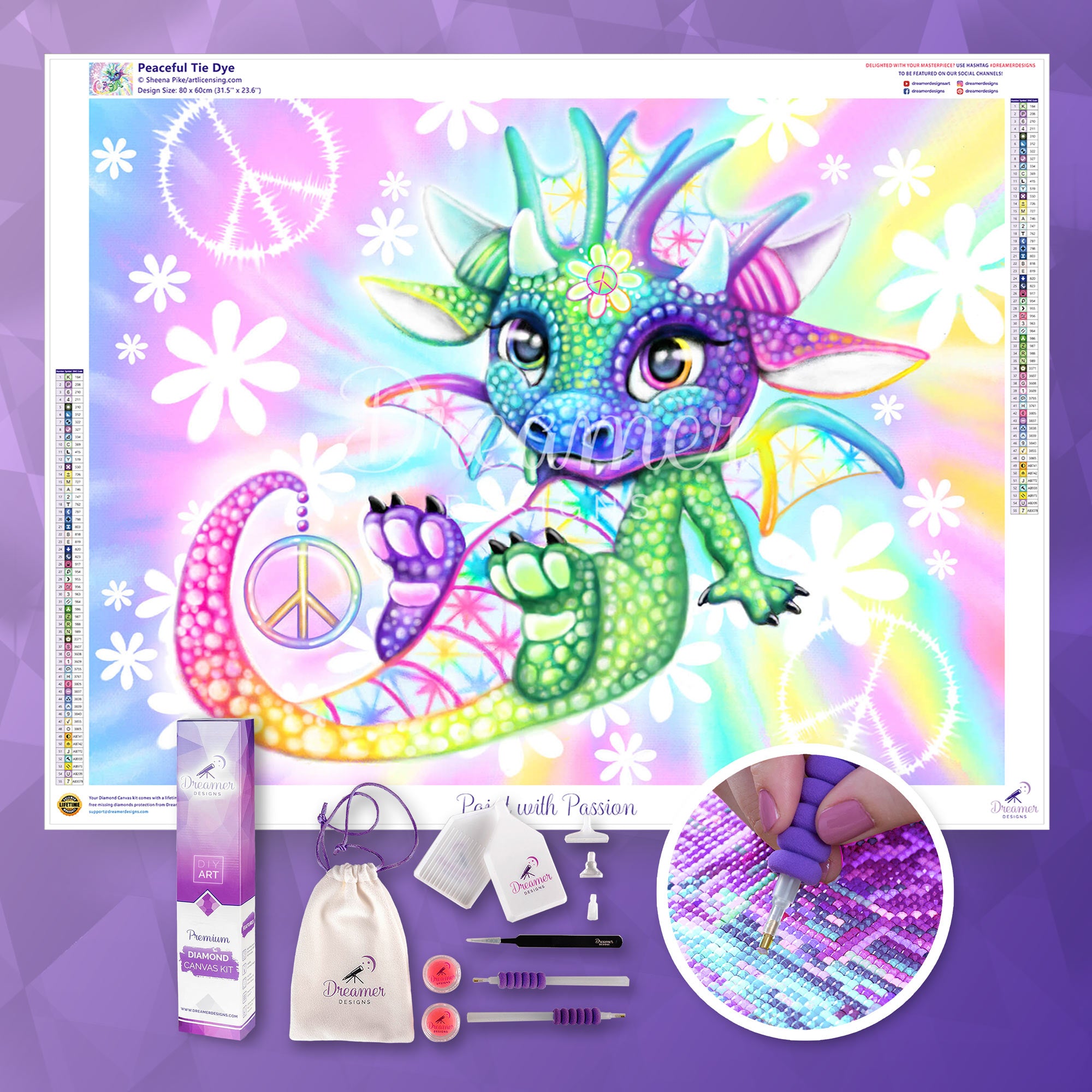 Peaceful Tie Dye – Dreamer Designs