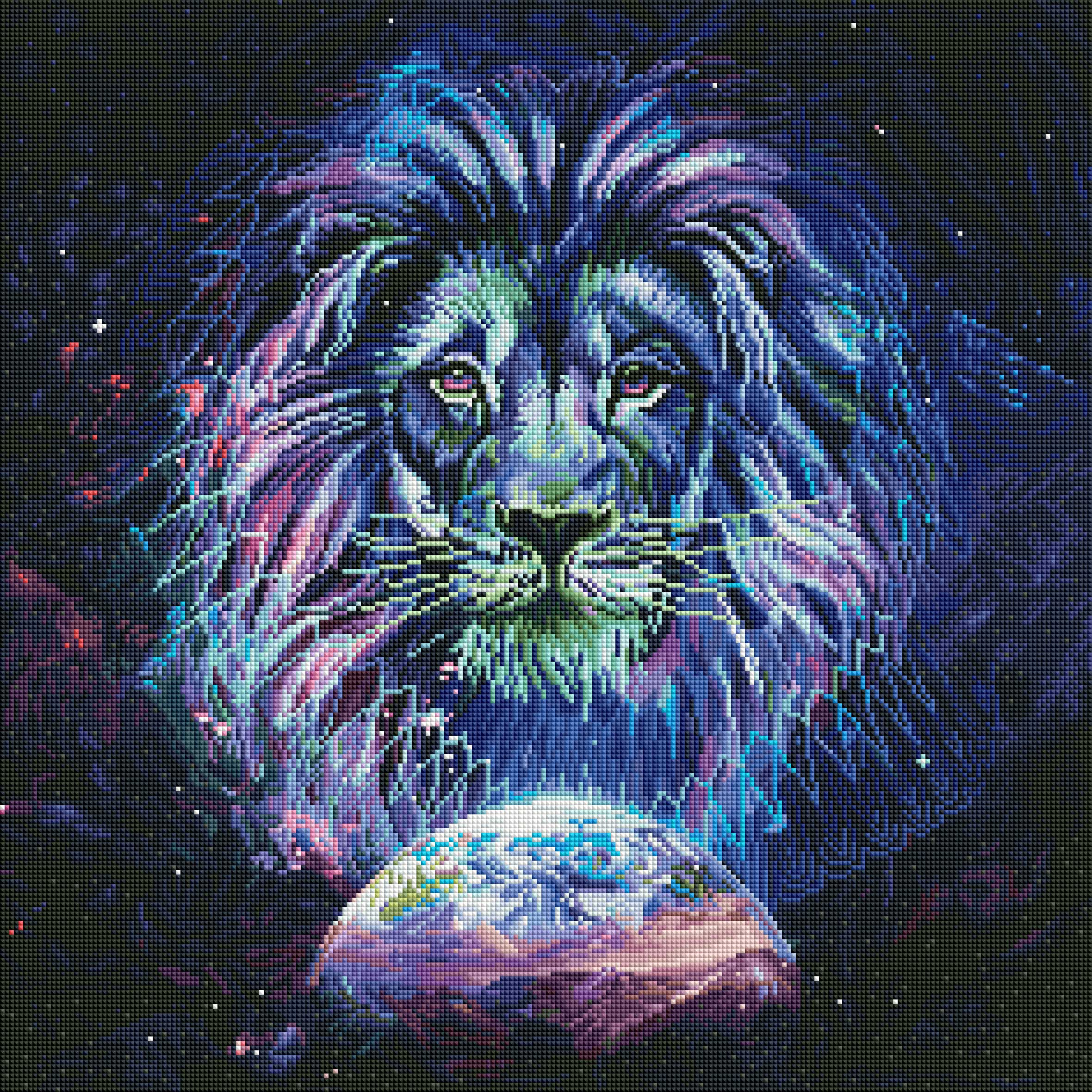 Psychedelic Lion