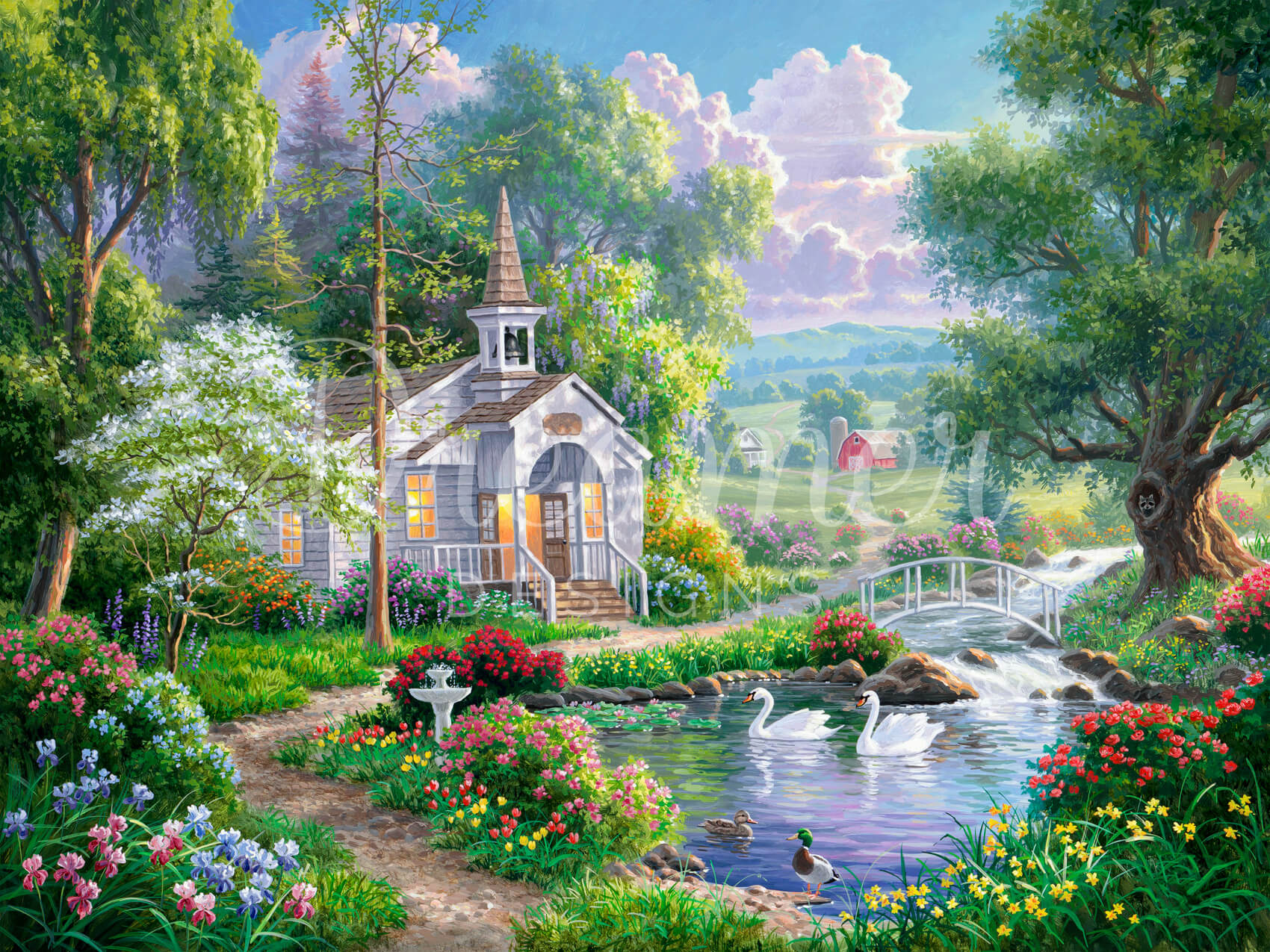 Diamond Art Club - Woodland Church by on sale Abraham Hunter (discontinued)