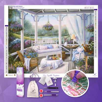 Patio with Flowers