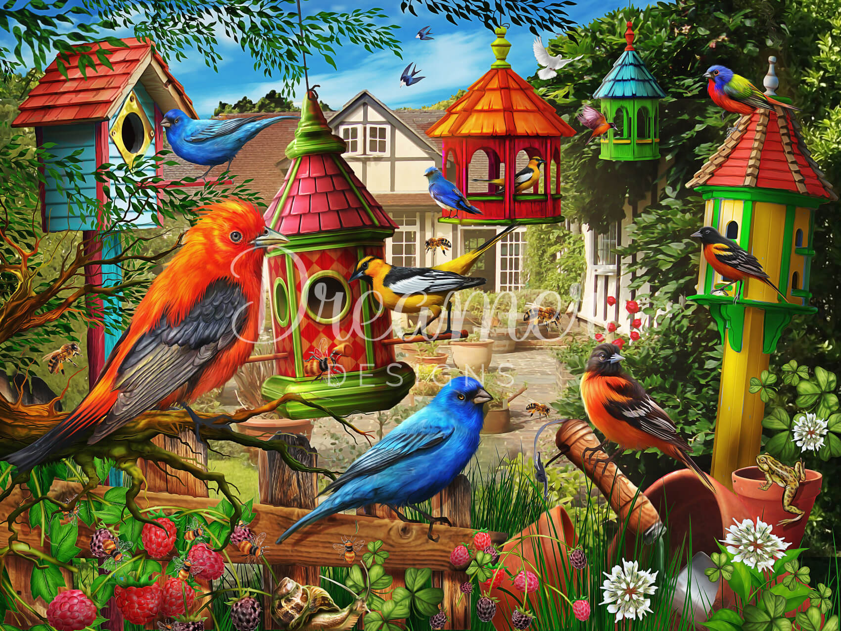 Bird House Garden