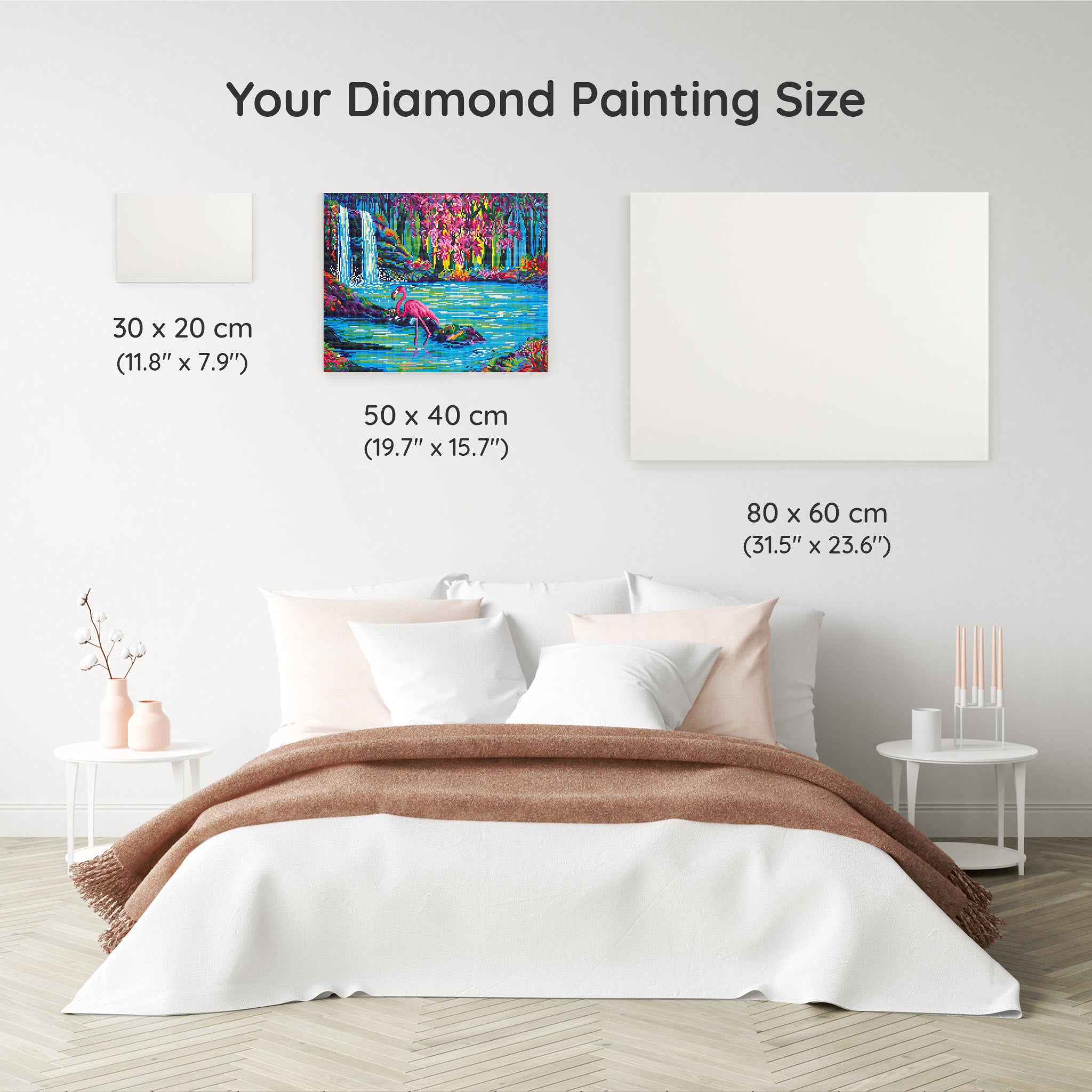 Flamingo Falls Diamond Painting Kit - Dreamer Designs – Dreamer
