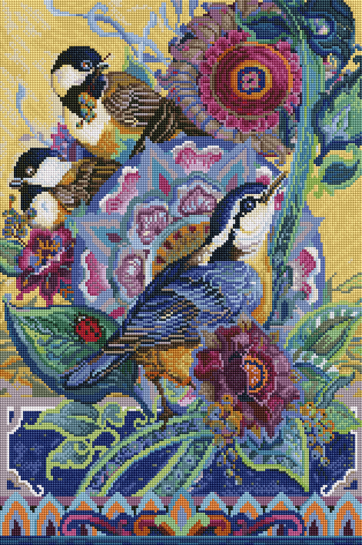 Garden Bird Trio