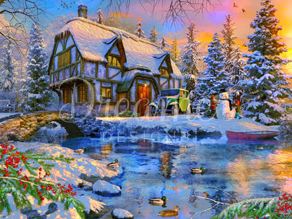 Old Winter Cottage