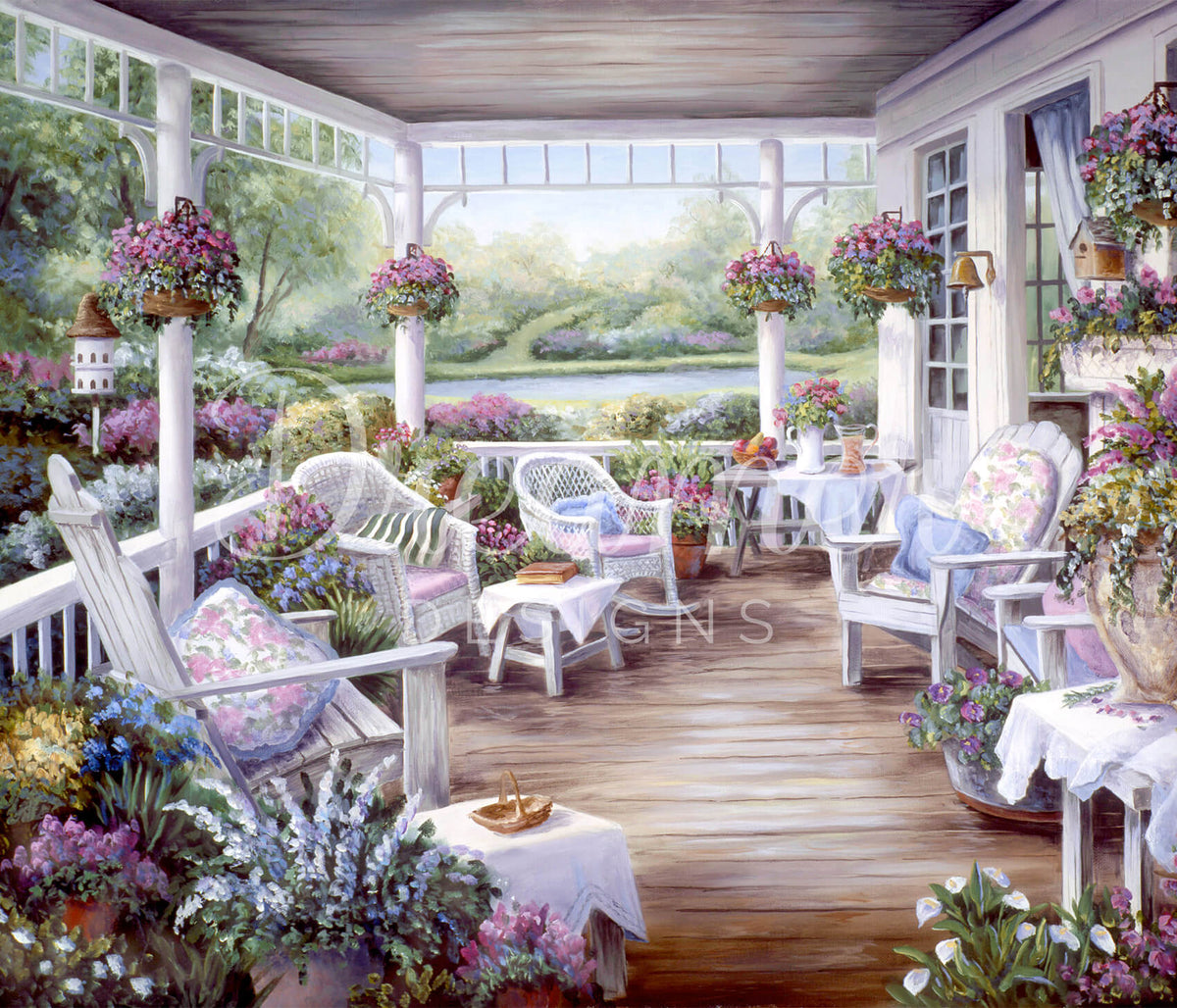 Patio with Baskets