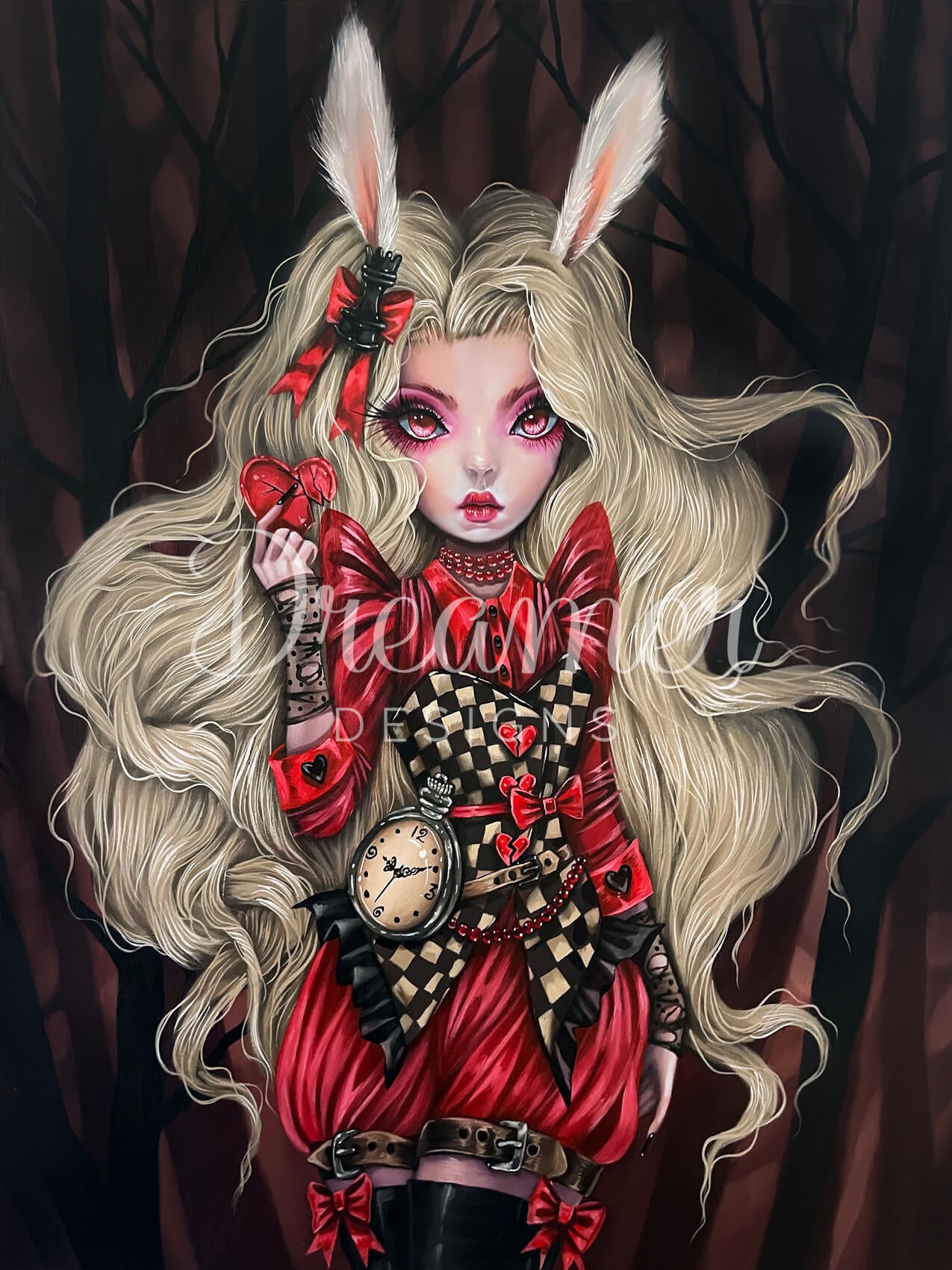 Rabbit in Red