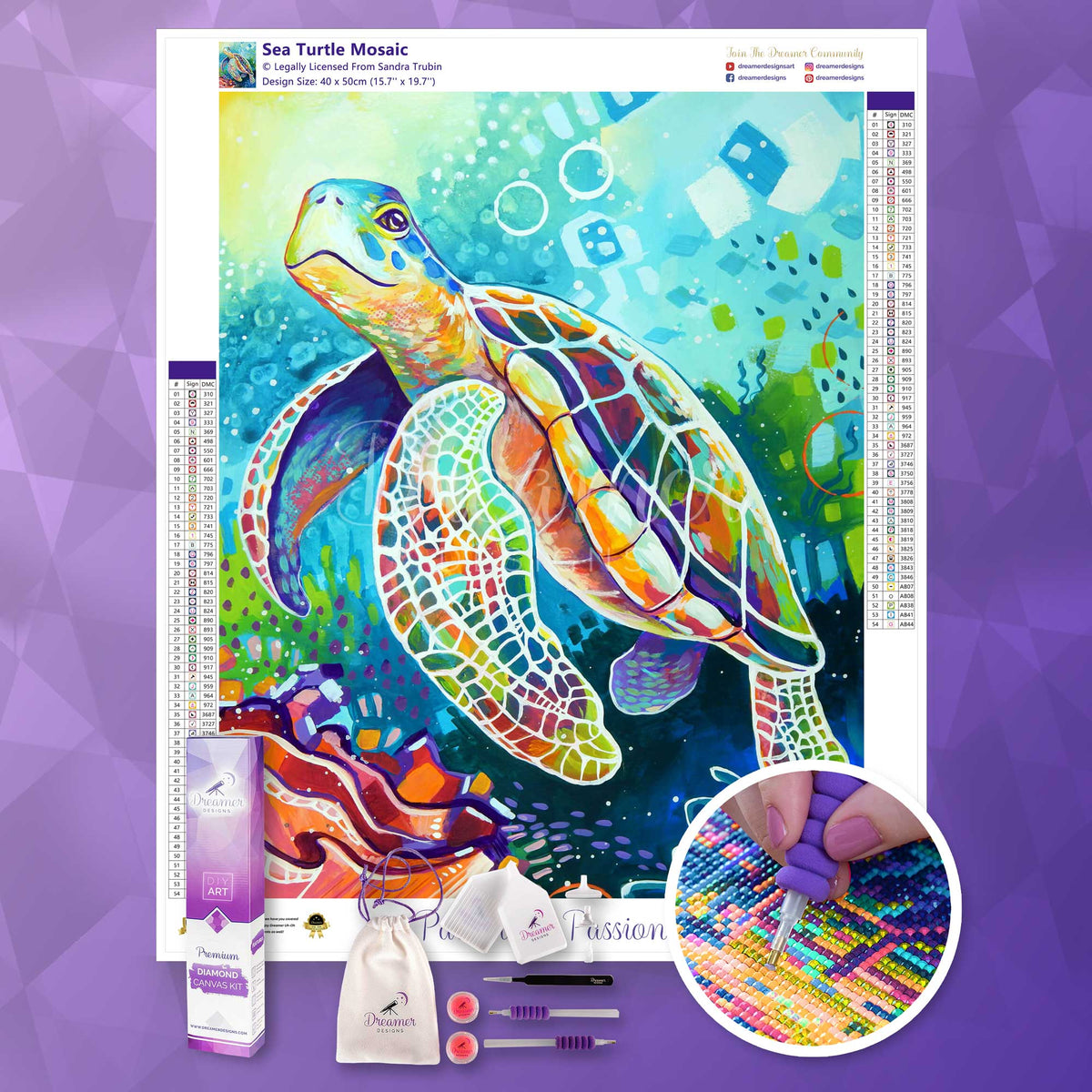 Sea Turtle Mosaic