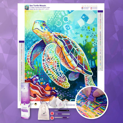 Sea Turtle Mosaic