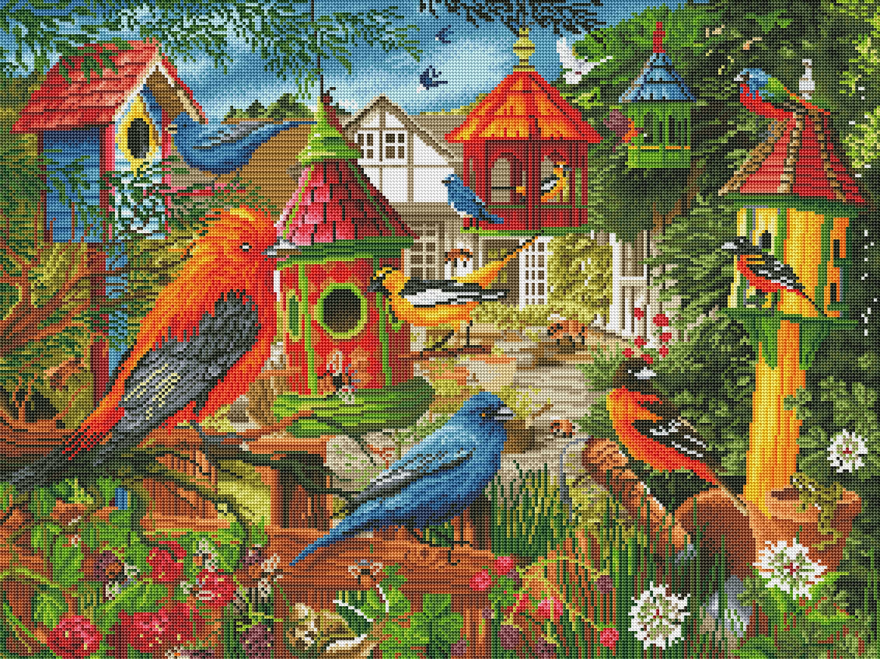 Bird House Garden