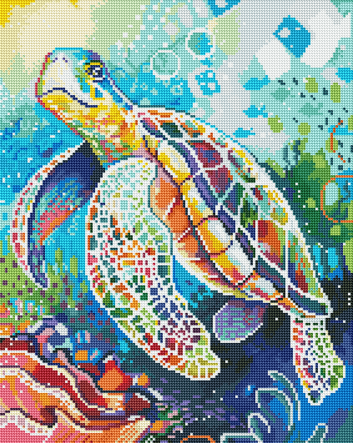 Sea Turtle Mosaic
