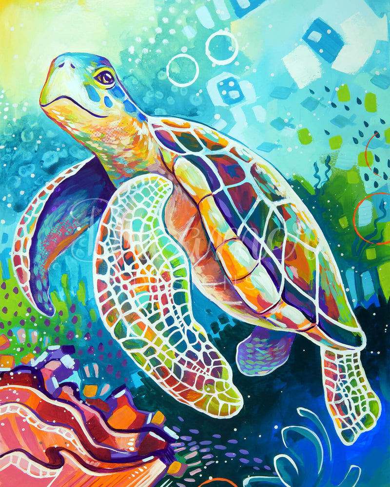 Sea Turtle Mosaic